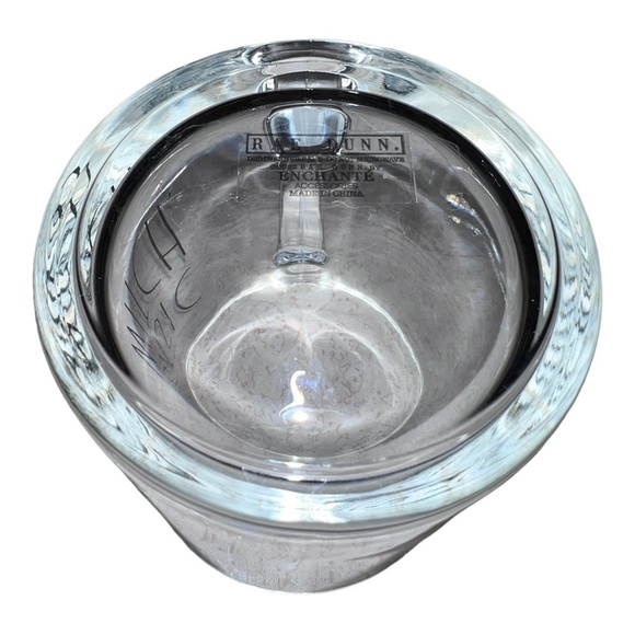 NIB RAE DUNN Clear Glass BASIC WITCH Mug 18 Oz Halloween - Picture 9 of 9